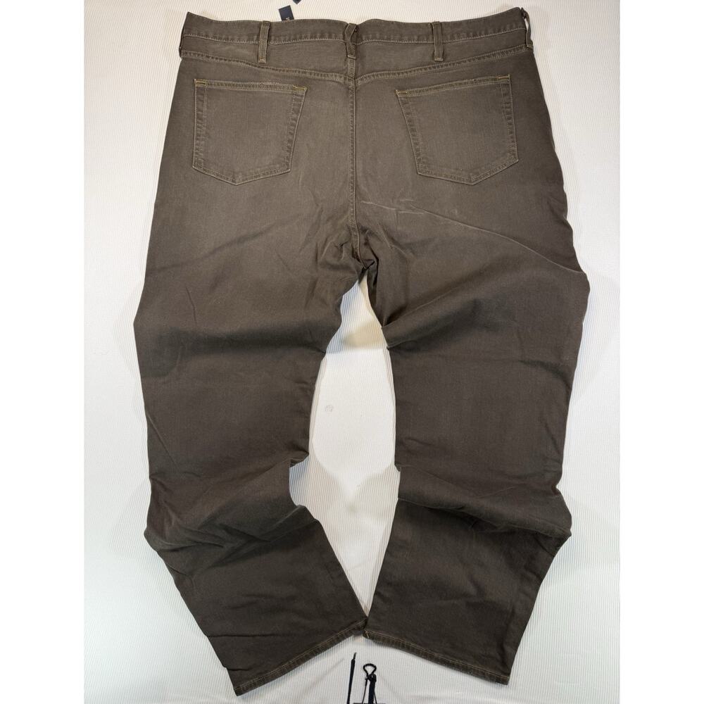 Cremieux Straight Jeans Mens 46x34 Brown Stretch Denim NWT Big Tall - Picture 3 of 7